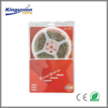 Kingunionled Fabricant Led Flexible Strip avec emballage blister CE RoHS Connecteur mâle RGB 4pin